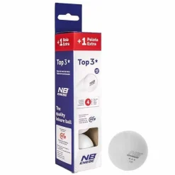 3+1 Pelotas Ping Pong Enebe Top 3* Blanco