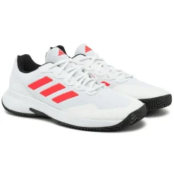 Adidas GameCourt 2M Blanco/Negro/Rojo