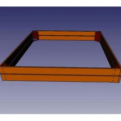Arenero Cuadrado Grande con Cubierta