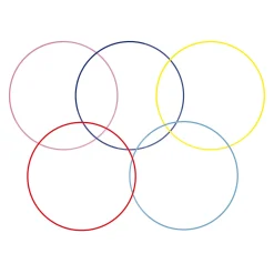 Aro Gimnasia Rítmica Carola Gala 75cm Junior