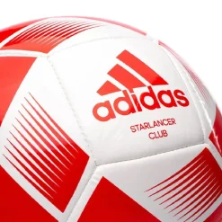 Balón Fútbol Adidas Starlancer Club Rojo-Blanco T-4