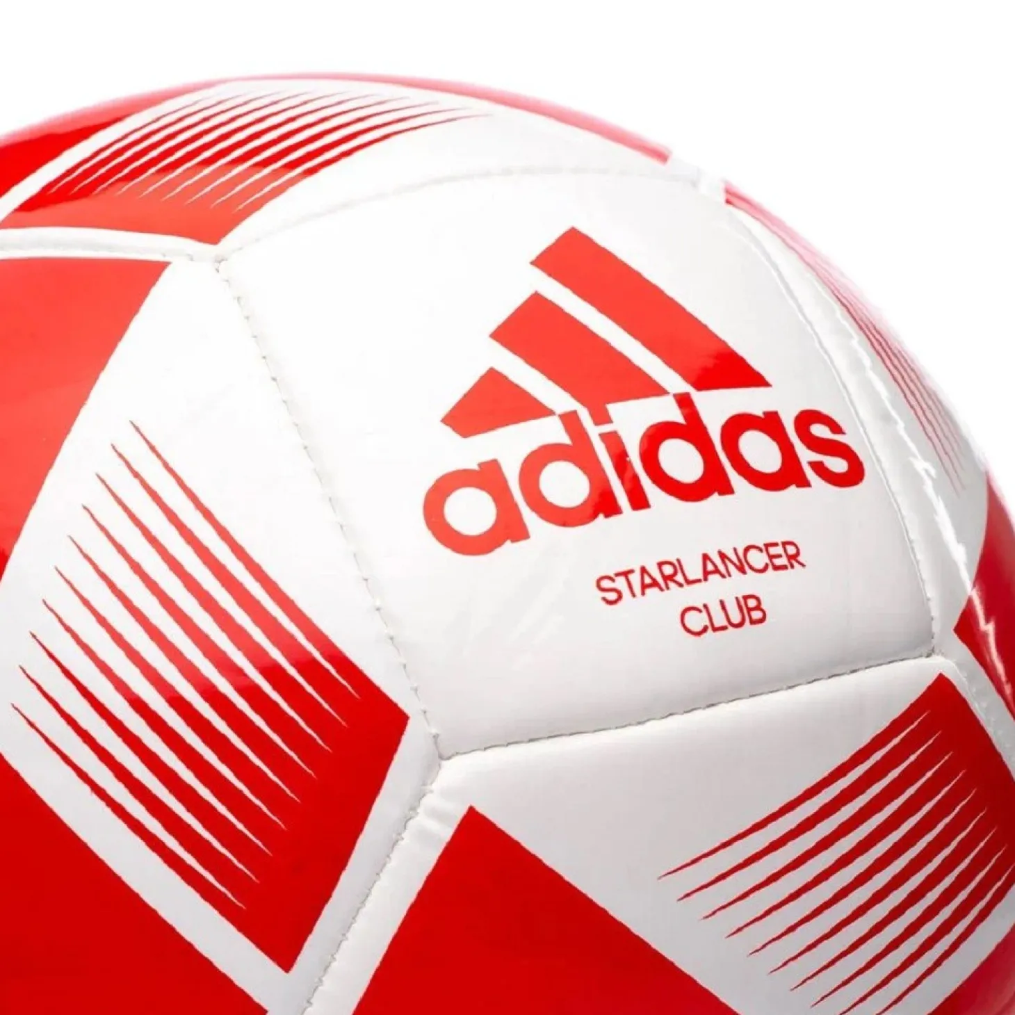 Balón Fútbol Adidas Starlancer Club Rojo-Blanco T-4