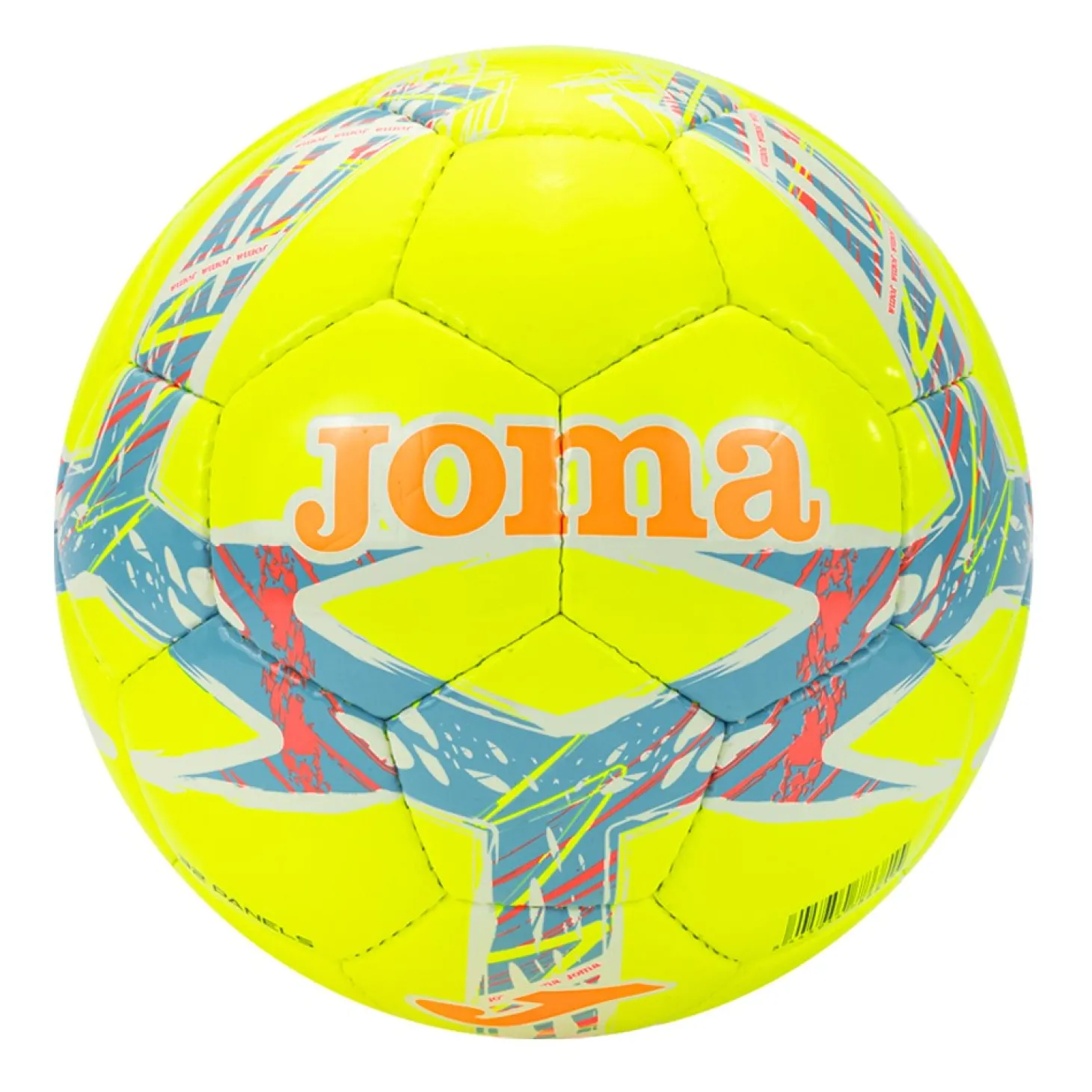 Balón Fútbol Joma Dalí III Amarillo Flúor Turquesa Flúor T-4