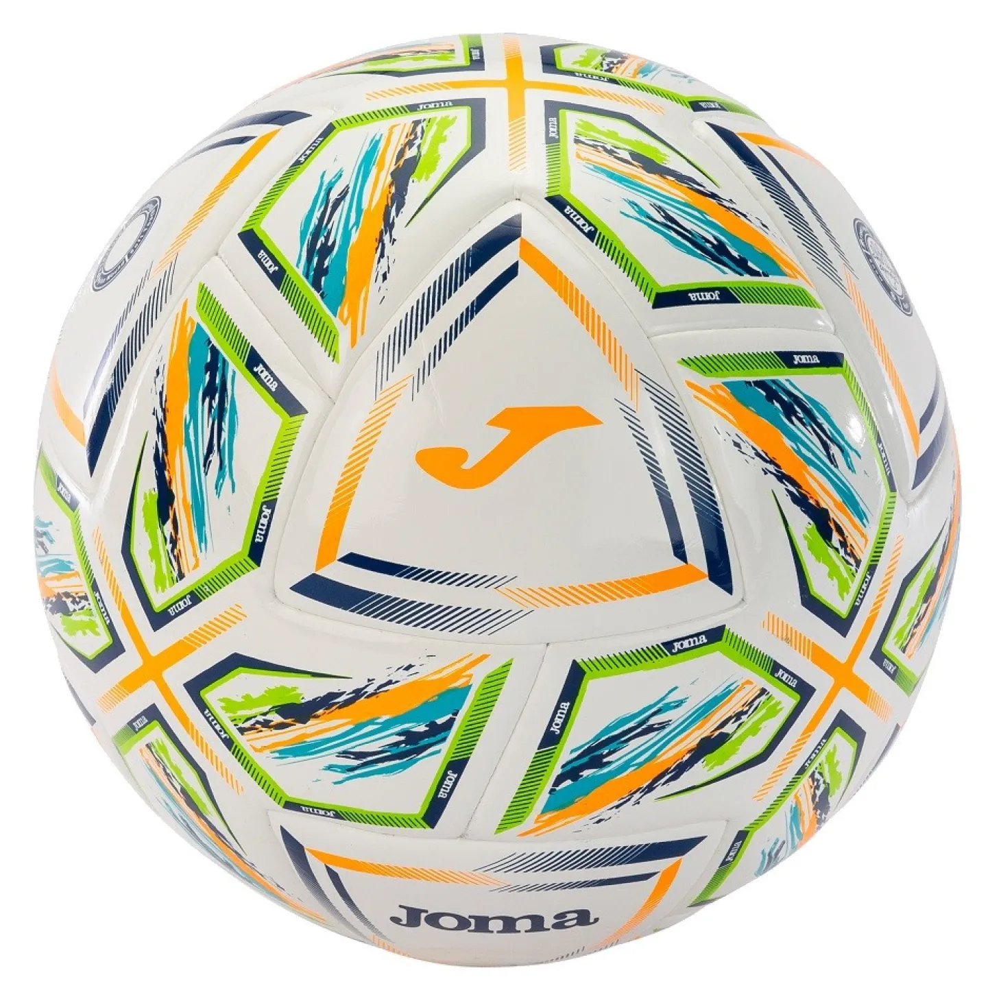 Balón Fútbol Joma Halley II Blanco/Naranja/Azul/Verde T-5