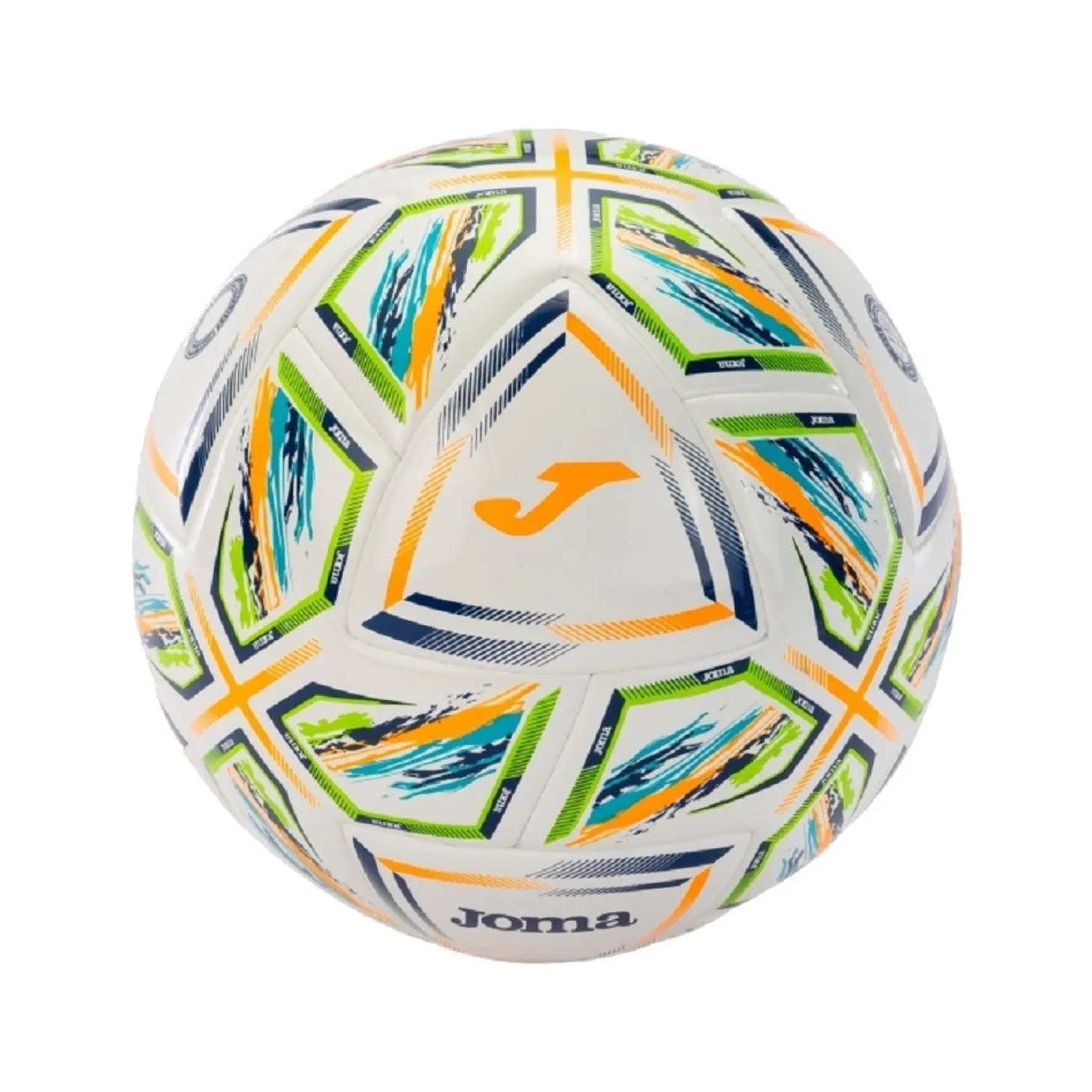 Balón Fútbol Joma Halley II Blanco/Naranja/Azul/Verde T-5