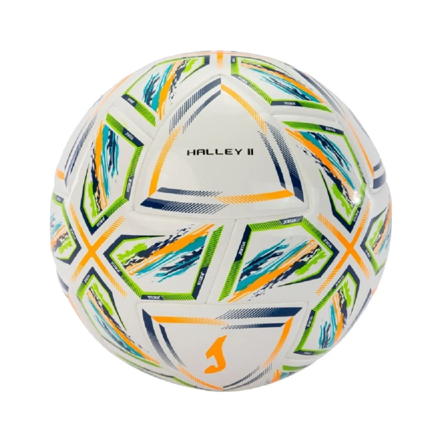 Balón Fútbol Joma Halley II Blanco/Naranja/Azul/Verde T-5
