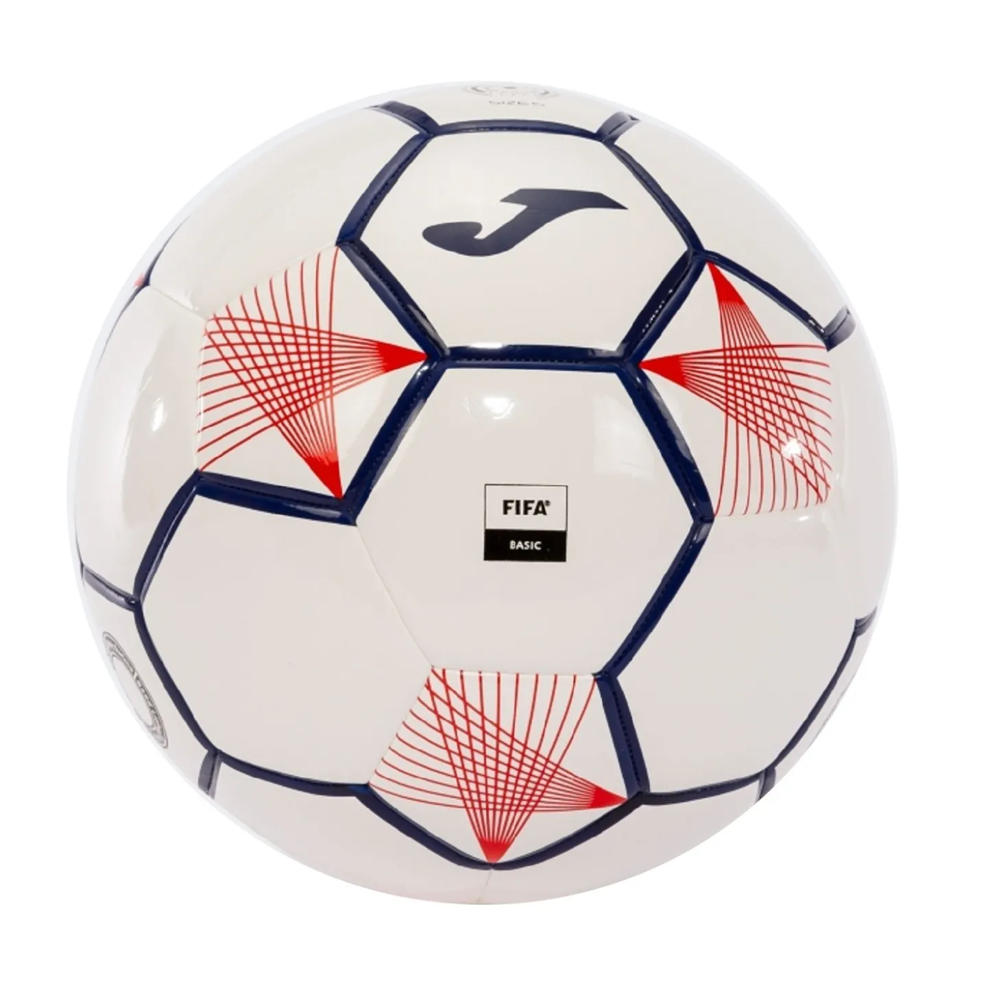 Balón Fútbol Joma Neptune II Blanco/Rojo T-5