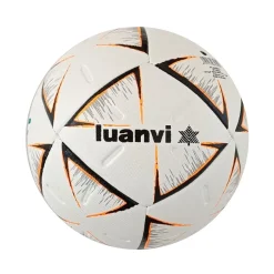 Balón Fútbol Sala Luanvi Oficial FFCV Blanco/Negro /Naranja T-58