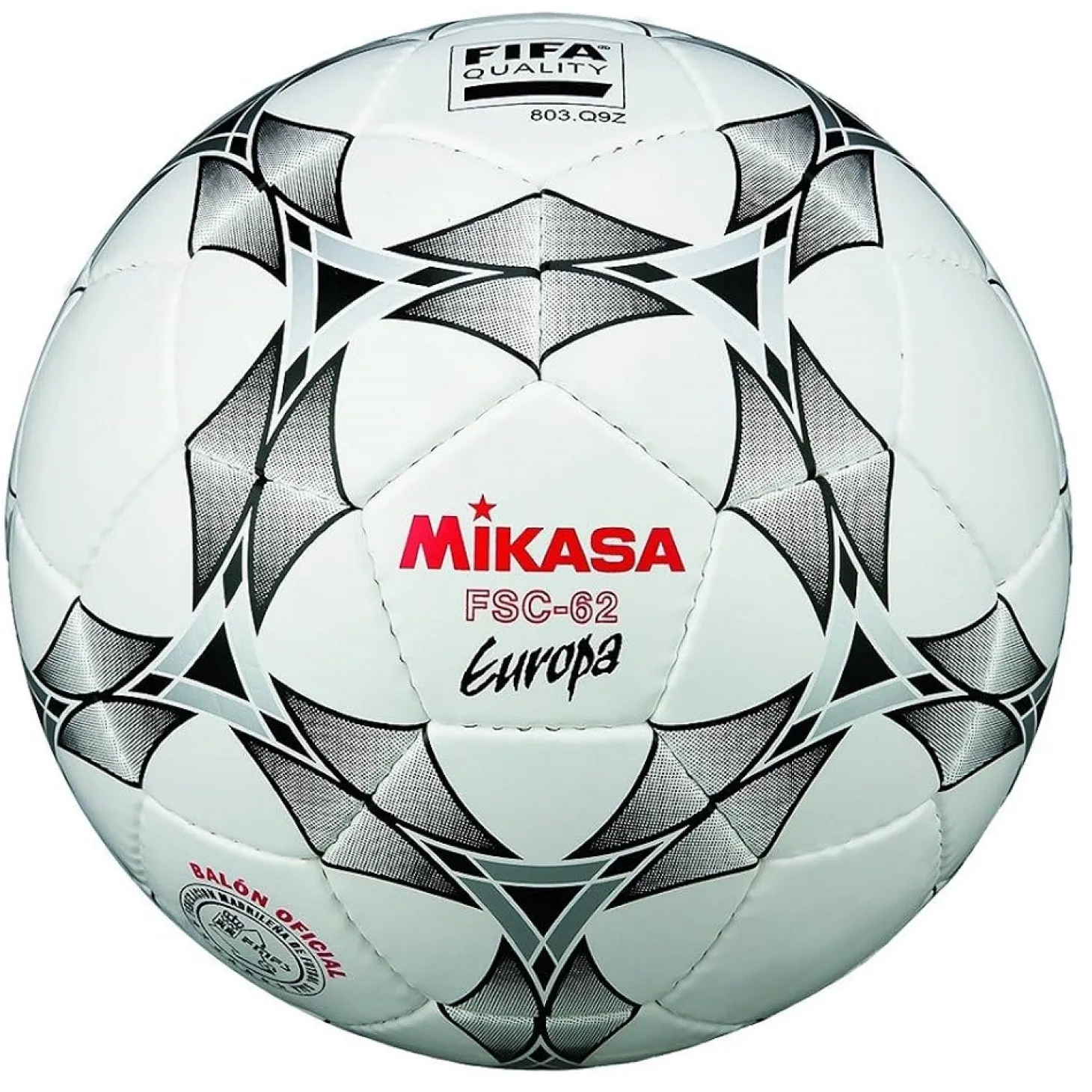 Balón Fútbol Sala Mikasa FSC-62B Europa T-62