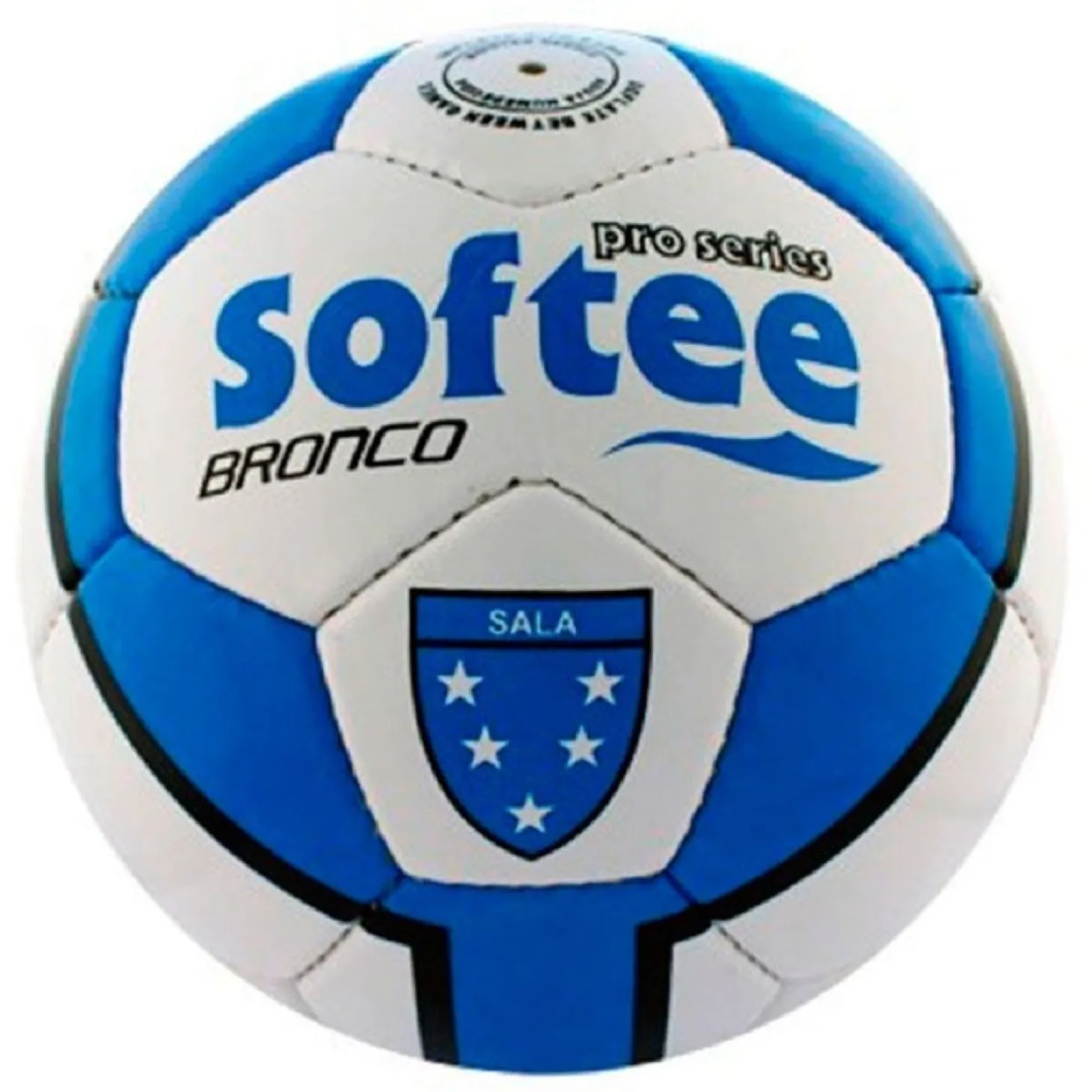 Balón Fútbol Sala Softee Bronco Azul/Blanco T-62