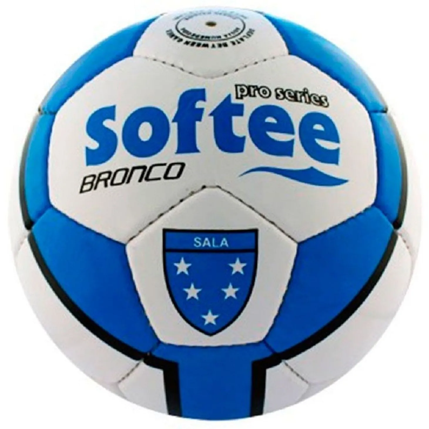 Balón Fútbol Sala Softee Bronco Azul/Blanco T-62