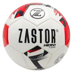 Balón Fútbol Zastor Hero 4F2000 Blanco/Rojo T-4