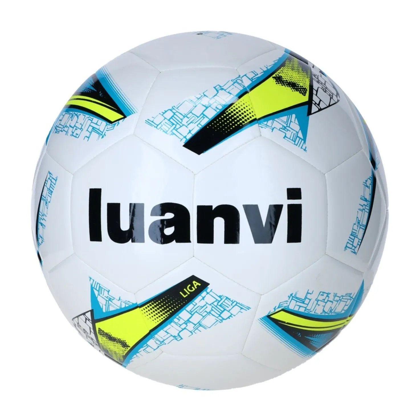 Balón Luanvi Liga Blanco/Amarillo T-4