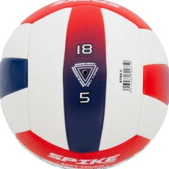 Balón Voleibol Zastor Spike 5V1500 Rojo/Azul T-5