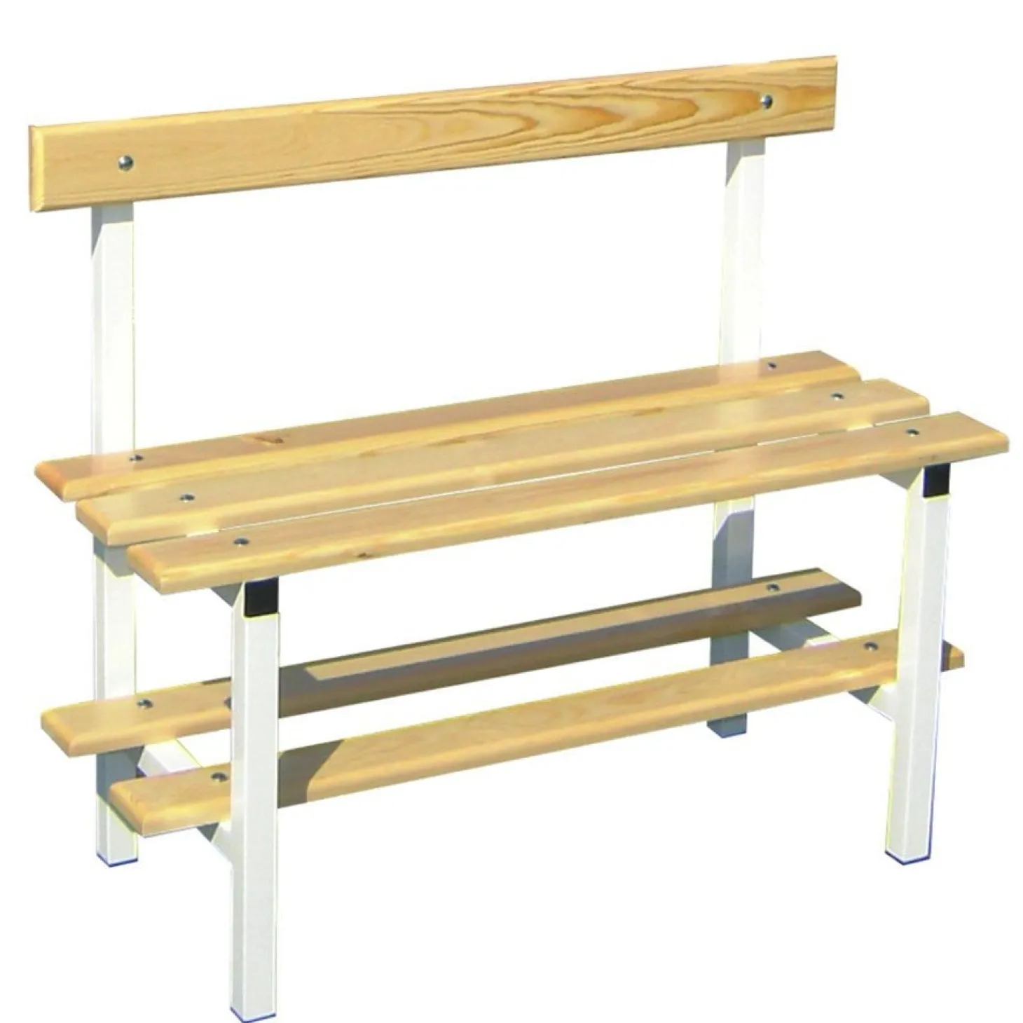 Banco Vestuario Con Respaldo