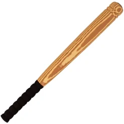 Bate C/Pelota Béisbol Softee Wood Foam