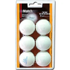 Blister 6 Pelotas Enebe Match Blanco