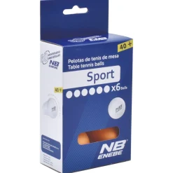 Blister 6 pelotas ENEBE Sport 40mm Naranjas