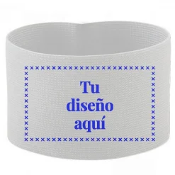 Brazalete Zastor Band Blanco Senior Personalizado