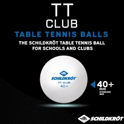 Caja 120 Pelotas Ping Pong Schildkröt TT-Club