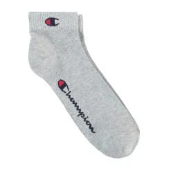 Calcetines Champion 3P Quarter Gris/Blanco/Negro