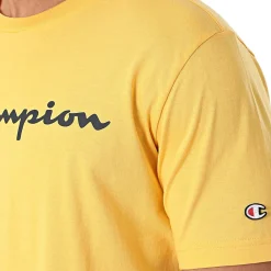 Camiseta Champion Basic Cou Amarilla