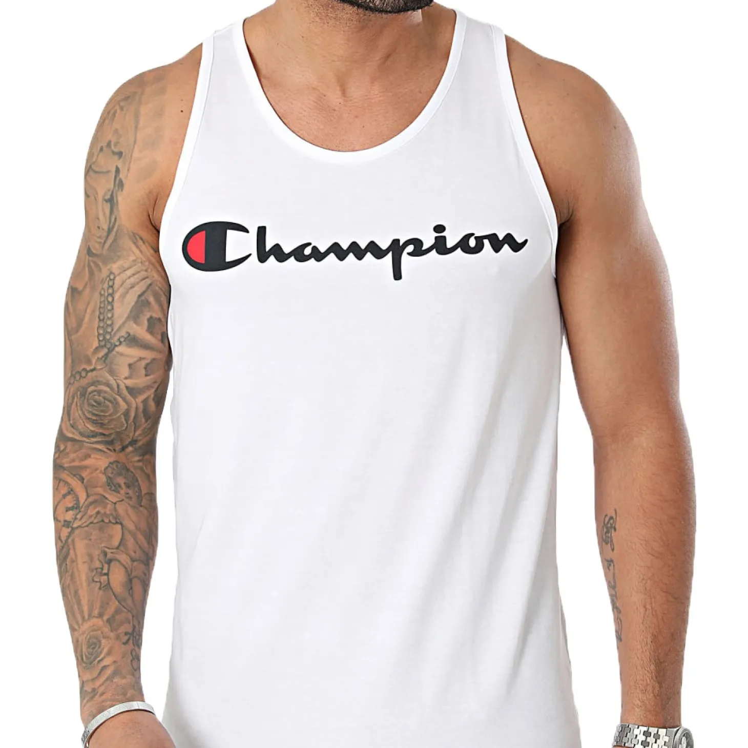 Camiseta Champion Tank Top Nenci Blanca