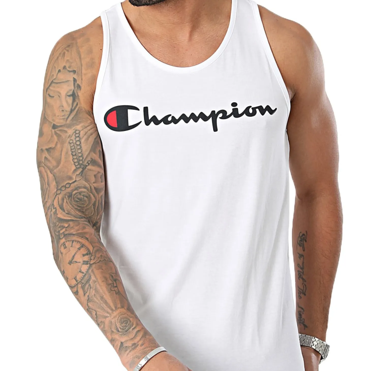 Camiseta Champion Tank Top Nenci Blanca