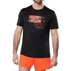 Camiseta Mizuno Core Run Tee Negra