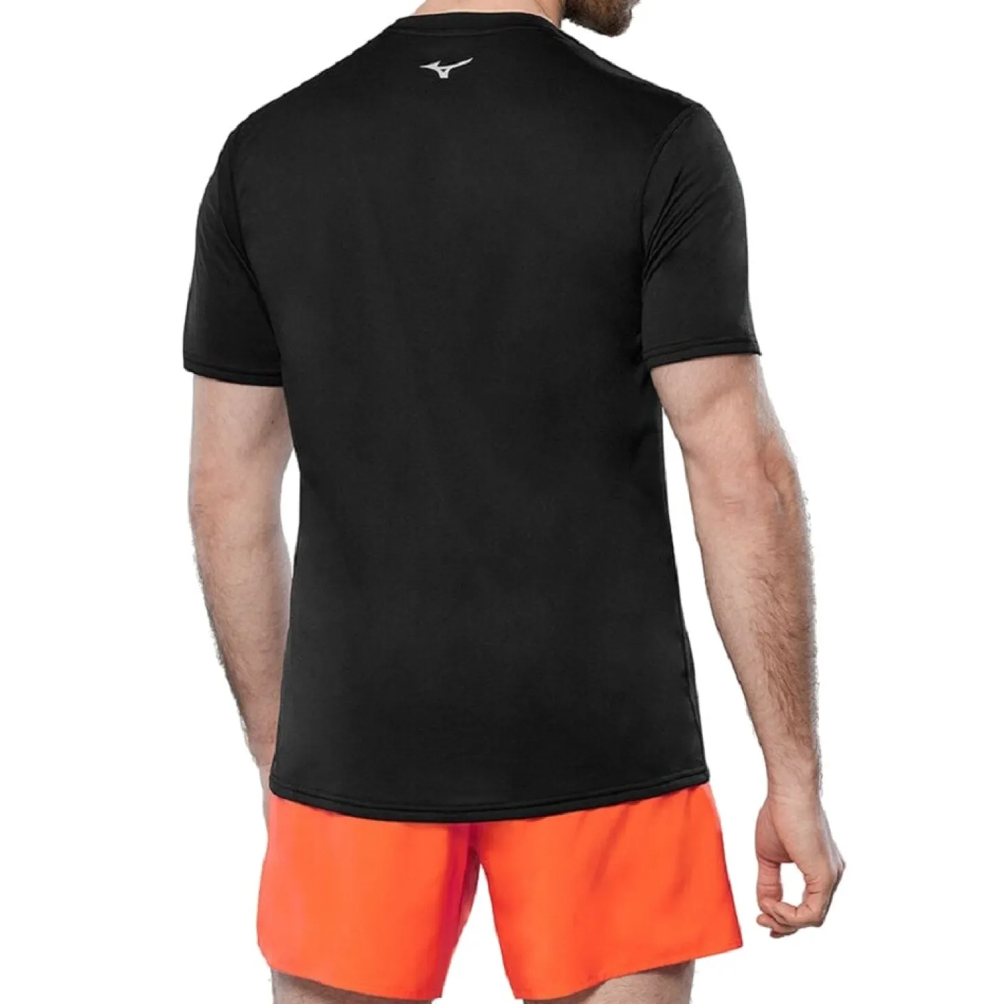 Camiseta Mizuno Core Run Tee Negra