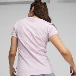 Camiseta Puma ESS+ Embroidery Lila