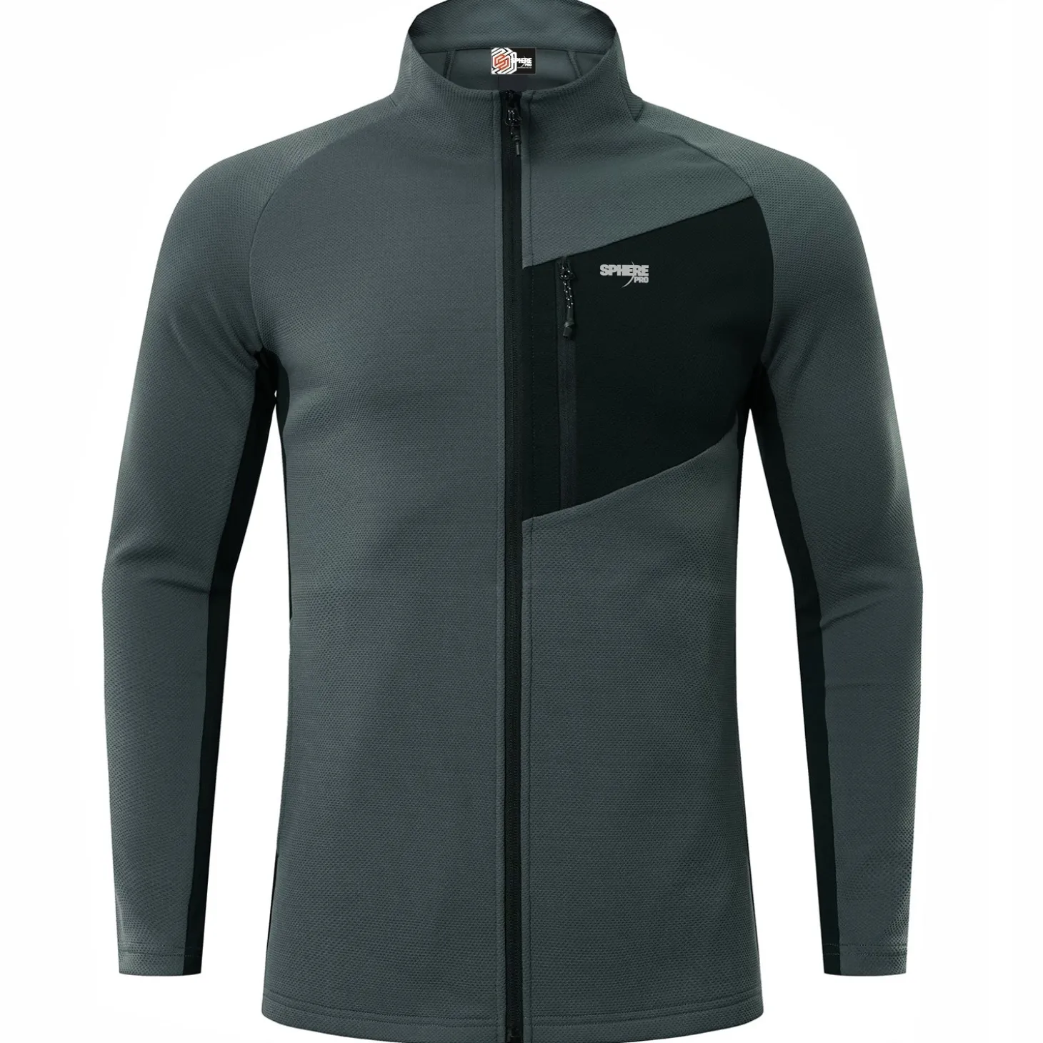 Camiseta Sphere Pro Nostop Gris/Negro