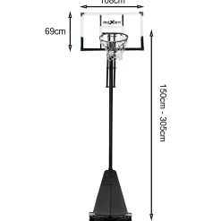 Canasta Baloncesto Trasladable Moxen Duncan