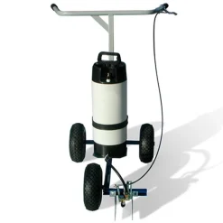 Carro Marca-Campos Pintura 120 mm con Neumáticos