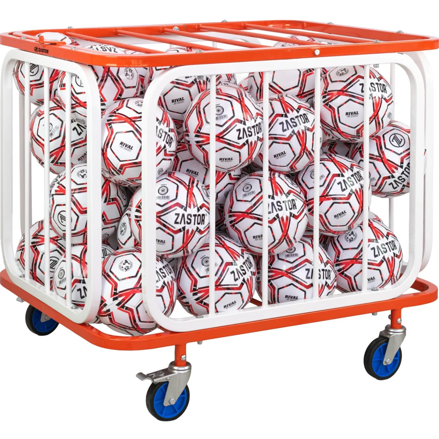 Carro Portabalones Acero Zastor Bosca Naranja/Blanco