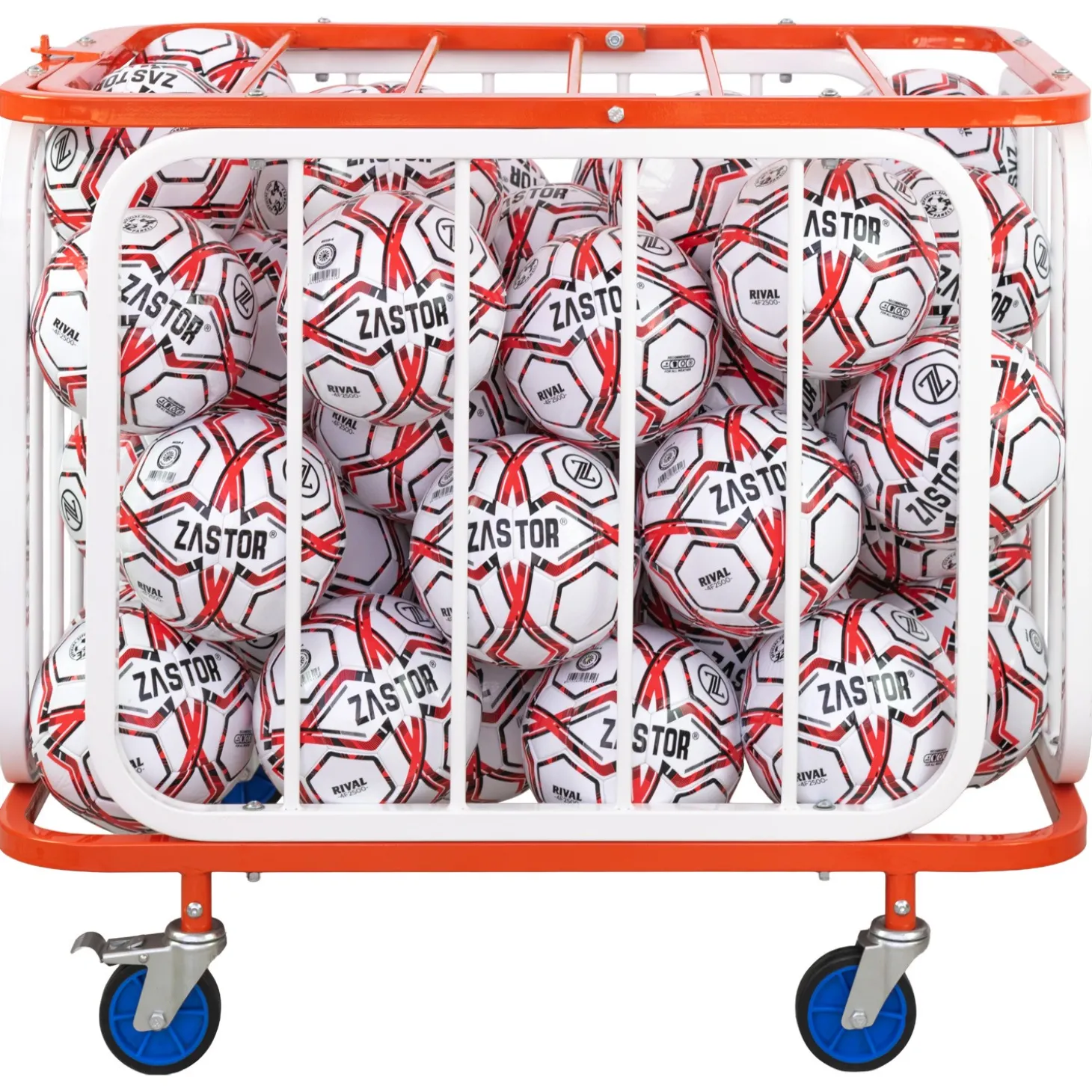 Carro Portabalones Acero Zastor Bosca Naranja/Blanco