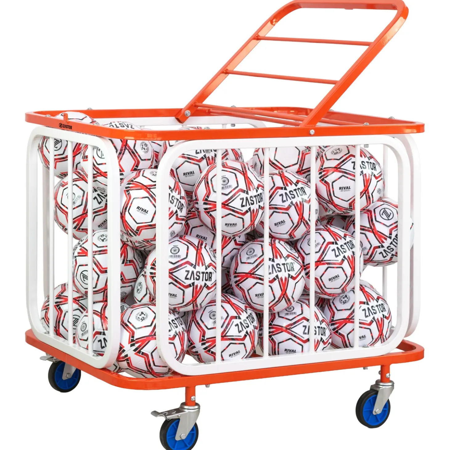 Carro Portabalones Acero Zastor Bosca Naranja/Blanco