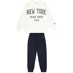 Chándal Champion Kidsuit Blanco/Azul Marino