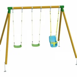 Columpio Etna Triple con Asiento Bebé