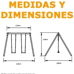 Columpio Fuji Adultos Cadenas