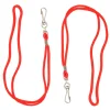Cordón Silbato con Mosquetón Zastor NECK Rojo - 2 unidades