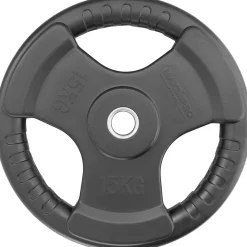 Disco Caucho Maximpro Masos C/Agarre 15kg