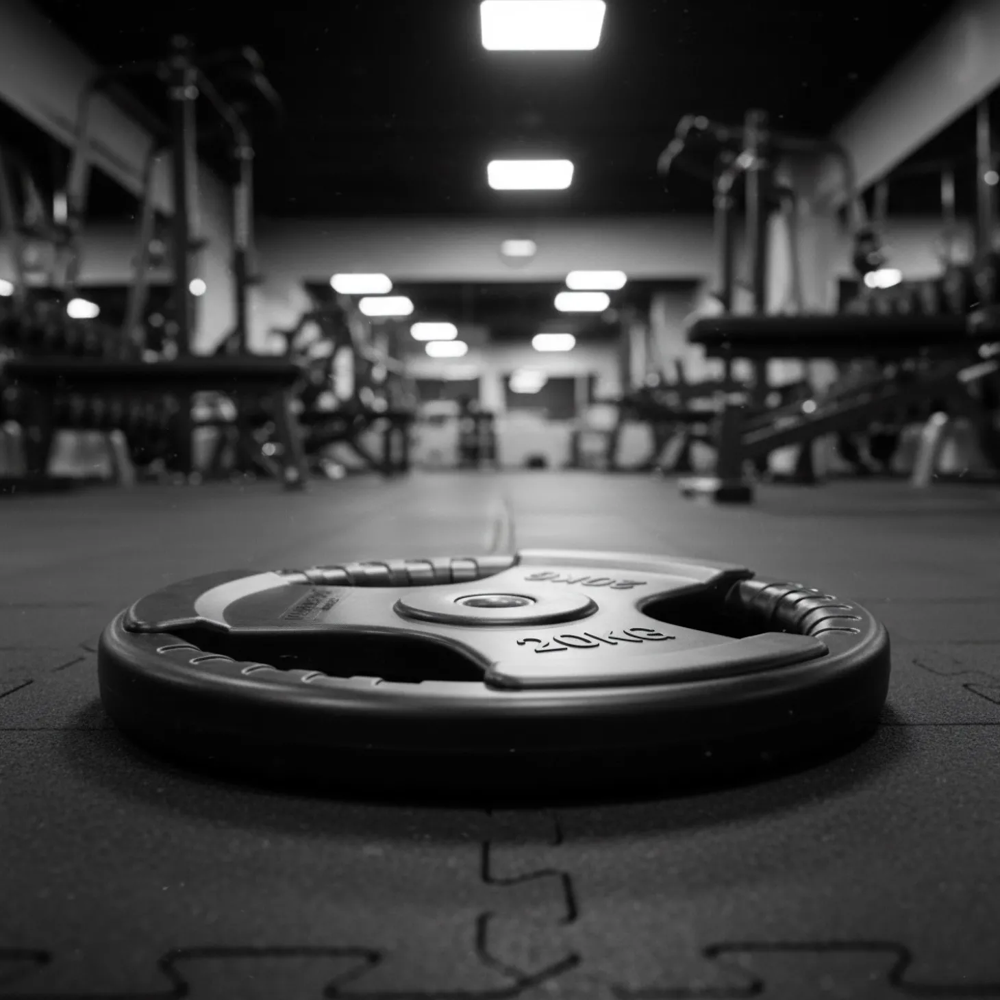 Disco Caucho Maximpro Masos C/Agarre 20kg