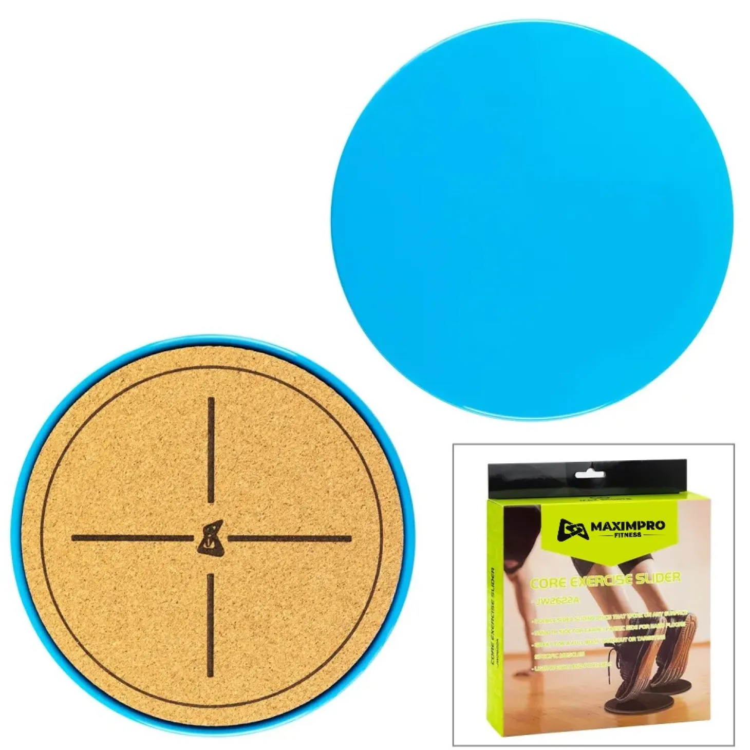 Discos Deslizantes Corcho Maximpro Sled