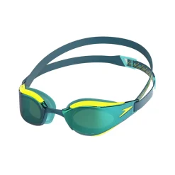 Gafas Natación Speedo Fastskin Hyper Elite Mirror Verde/Amarillo
