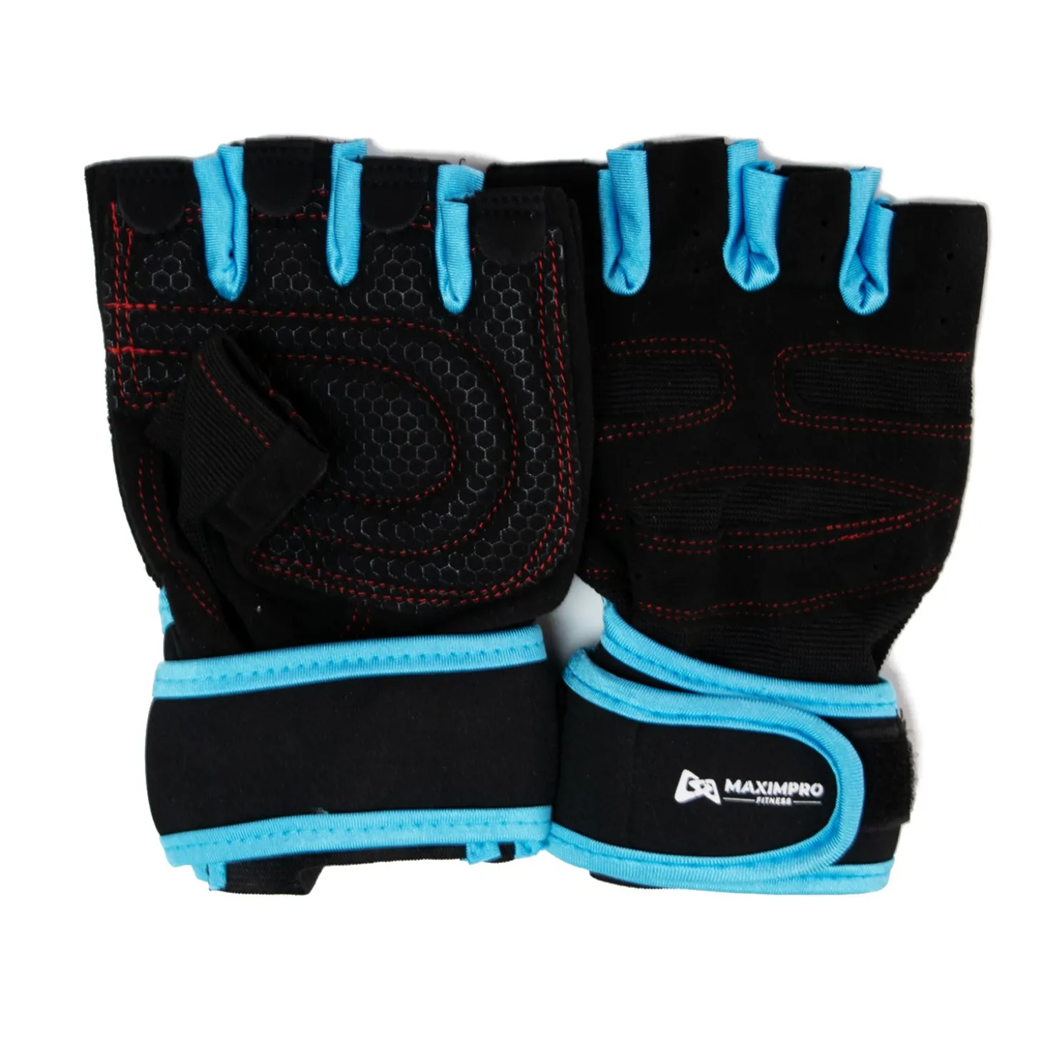 Guantes Fitness Maximpro Kiri Negro/Azul