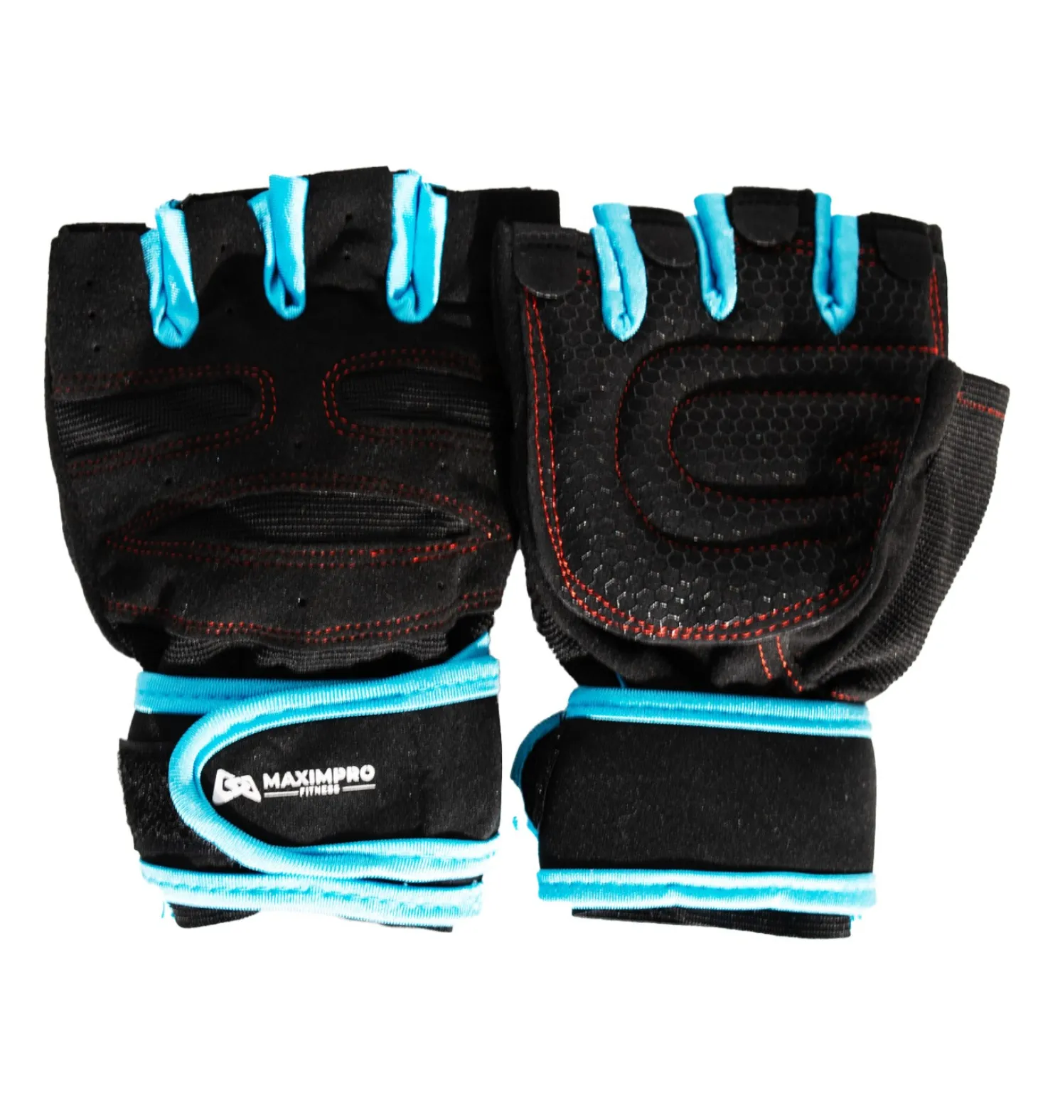 Guantes Fitness Maximpro Kiri Negro/Azul