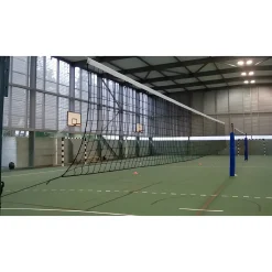 Juego 3 Postes Voleibol Fijos Para Pista Doble