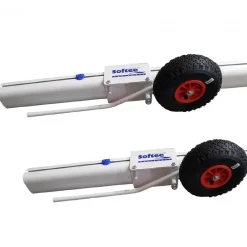 Juego 2 Ruedas Deluxe Porterías Fútbol Aluminio Trasladables Sección 90mm