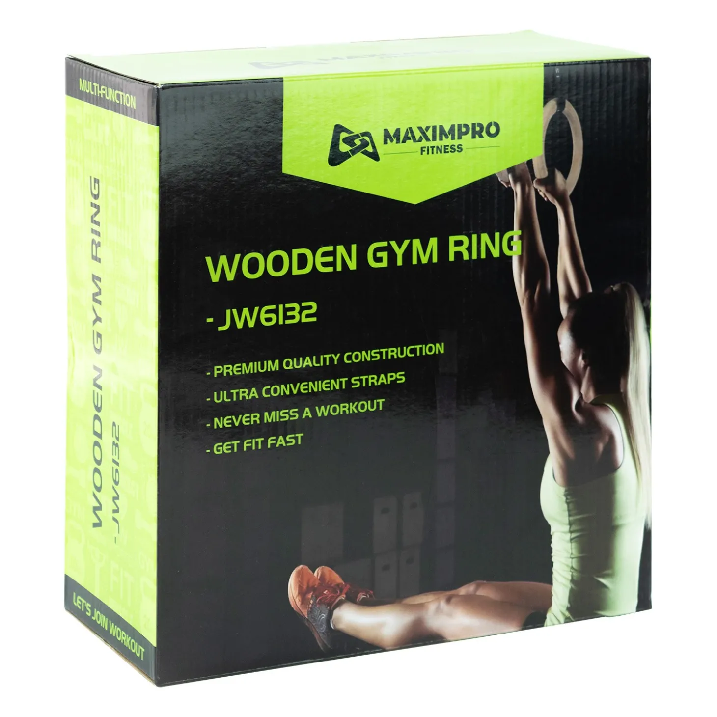 Juego Anillas Madera Maximpro Diman